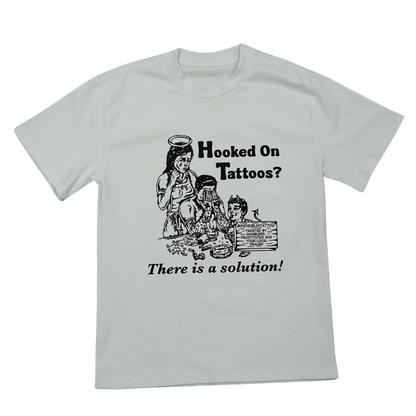 "HOOKED ON TATTOOS?" T-SHIRT