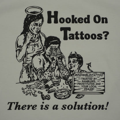"HOOKED ON TATTOOS?" T-SHIRT